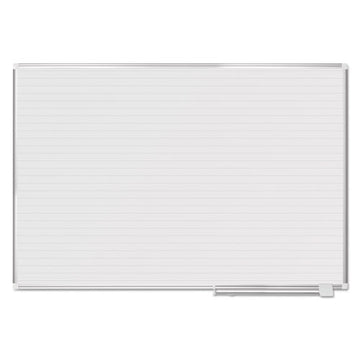 MasterVision® Ruled Planning Board, 72 X 48, White-silver freeshipping - TVN Wholesale